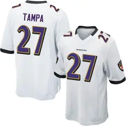 Nike T.J. Tampa Baltimore Ravens Youth Game White Jersey