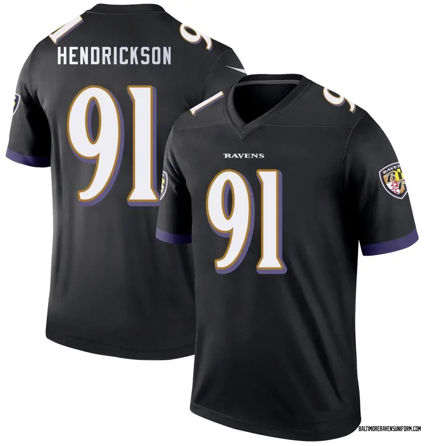 Nike Trey Hendrickson Baltimore Ravens Men's Legend Black Jersey