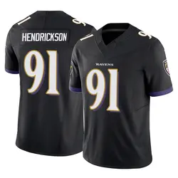 Nike Trey Hendrickson Baltimore Ravens Men's Limited Black Vapor F.U.S.E. Jersey