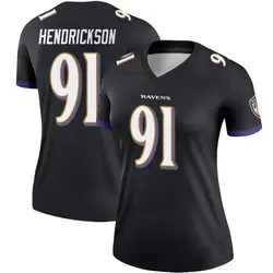 Nike Trey Hendrickson Baltimore Ravens Women's Legend Black Jersey