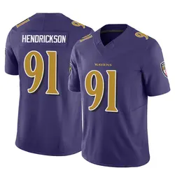 Nike Trey Hendrickson Baltimore Ravens Youth Limited Purple Vapor F.U.S.E. Jersey