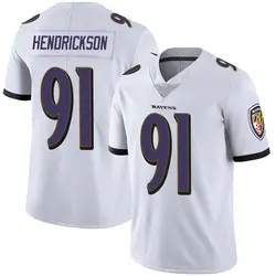 Nike Trey Hendrickson Baltimore Ravens Youth Limited White Vapor Untouchable Jersey