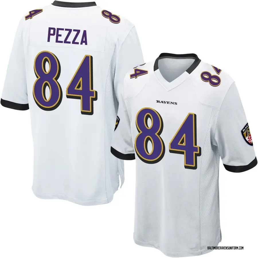 Nike Ty Pezza Baltimore Ravens Men's Game White Jersey