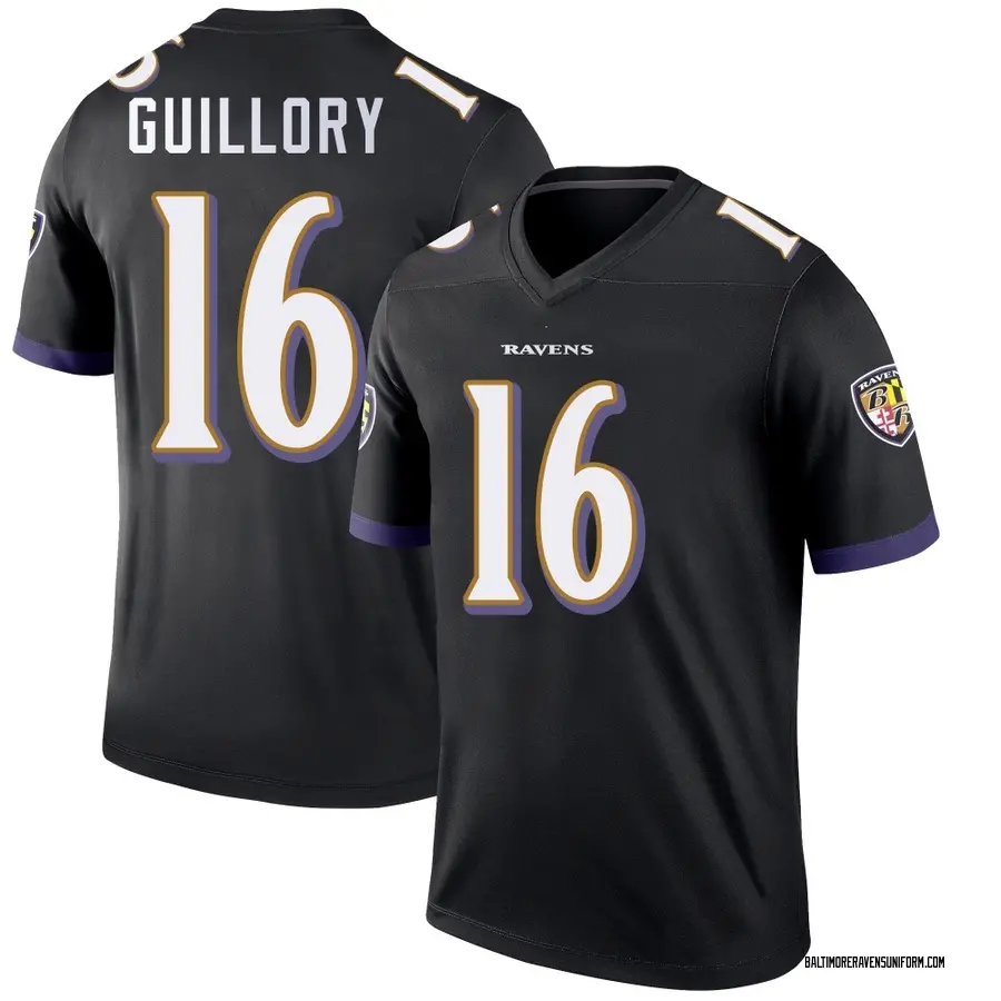 Nike Xavier Guillory Baltimore Ravens Youth Legend Black Jersey